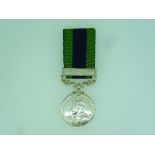 India General Service medal, one clasp, North West Frontier 1930-31, awarded to 1068236 Gnr. J. P.