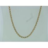 A 9ct yellow gold Chain, 12.1g.