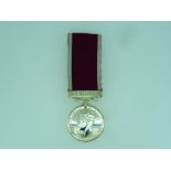 Army Long Service and Good Conduct medal, George VI, Regular Army bar, awarded to 1420751 Bdr. E. C.