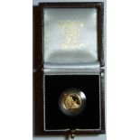 2007 Royal MInt gold Proof £10 1/10oz Britannia Coin, cased.