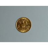 George V gold Half Sovereign, dated 1914.