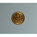 Elizabeth II gold Sovereign, dated 1966.