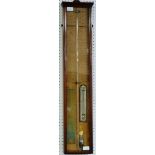 A Victorian Stick Barometer.