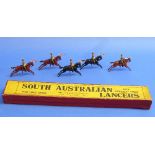 Britains Lead Soldiers; four boxed sets of Britains soldiers, including South Australian Lancers