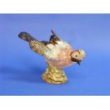 A Beswick pottery Jay, M.N.1219, no flowers on base, gloss, 5½in (14cm) high.