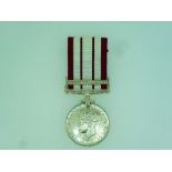 Naval General Service medal, one clasp, Palestine 1936-1939, awarded to J.101065 J. E. Fisher. A.