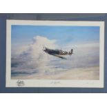 After Robert Taylor (British, b.1946), 'Eagle Squadron Scramble', print in colours, signed in pencil