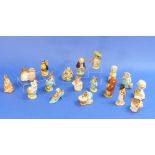 Beswick pottery Beatrix Potter figures, twelve characters, including Mrs Tiggy Winkle, Pickles,