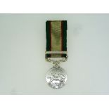 India General Service medal, one clasp, North West Frontier 1936-37, awarded to 822806 Gnr. M. D.