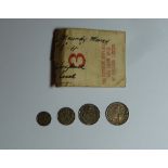 Edward VII silver Maundy Money, dated 1907, comprising 1d, 2d, 3d and 4d coins (4)