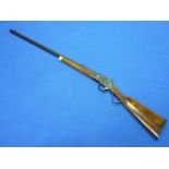 A 19thC Rook Rifle, with Martini-tyle lever action, calibre 297 / 230 Morris, with 23¼-inch