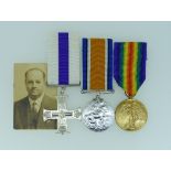 A W.W.1. Military Cross group of three medals, awarded to 2. Lieut. L. N. Ford (8th. Batt, Somerset.