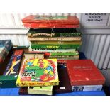 Boxed Games; a large box containing many boxed games, including Wartime Monopoly, Clue, Battle of