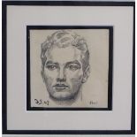 •Duncan Grant (British, 1885-1978), Toni, pencil portrait, signed and titled in Indian ink, 'D.G.