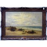 Sidney Eastlake (20thC), Sand Dunes and Sea, oil on canvas, signed bottom left, 23in x 36in (58.