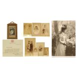 Alexandra Feodorovna, Empress of Russia (1872-1918). A  monochrome photograph depicting the