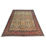 A Persian Tabriz carpet, North West Iran, 3.83m x 3.00m, condition rating A.