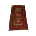 A fine Turkoman rug, North East Iran, 1.80m x 0.90m, condition rating A.