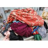 A good quantity of vintage and later ladies items of clothing, wide ranging materials and styles (