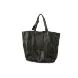 MULBERRY TROMPE 'LOEIL MAISIE NORTH SOUTH TOTE, black leather, with internal coin pouch, 30cm