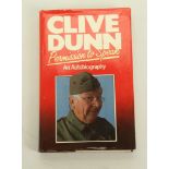 DUNN, Clive (1920-2012).  Permission to Speak. An Autobiography. London (and elsewhere): Century,