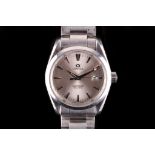 GENTS OMEGA SEAMASTER WRISTWATCH. A gents c.2007 stainless steel cased Omega Seamaser Aqua Terra