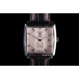 GENTS TAG HEUER MONACO. A gents c.2007 stainless steel cased 'Tag Heuer Monaco' wristwatch, with