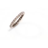 A diamond eternity ring Set throughout with single-cut diamonds, diamonds approx. 0.60ct total, ring