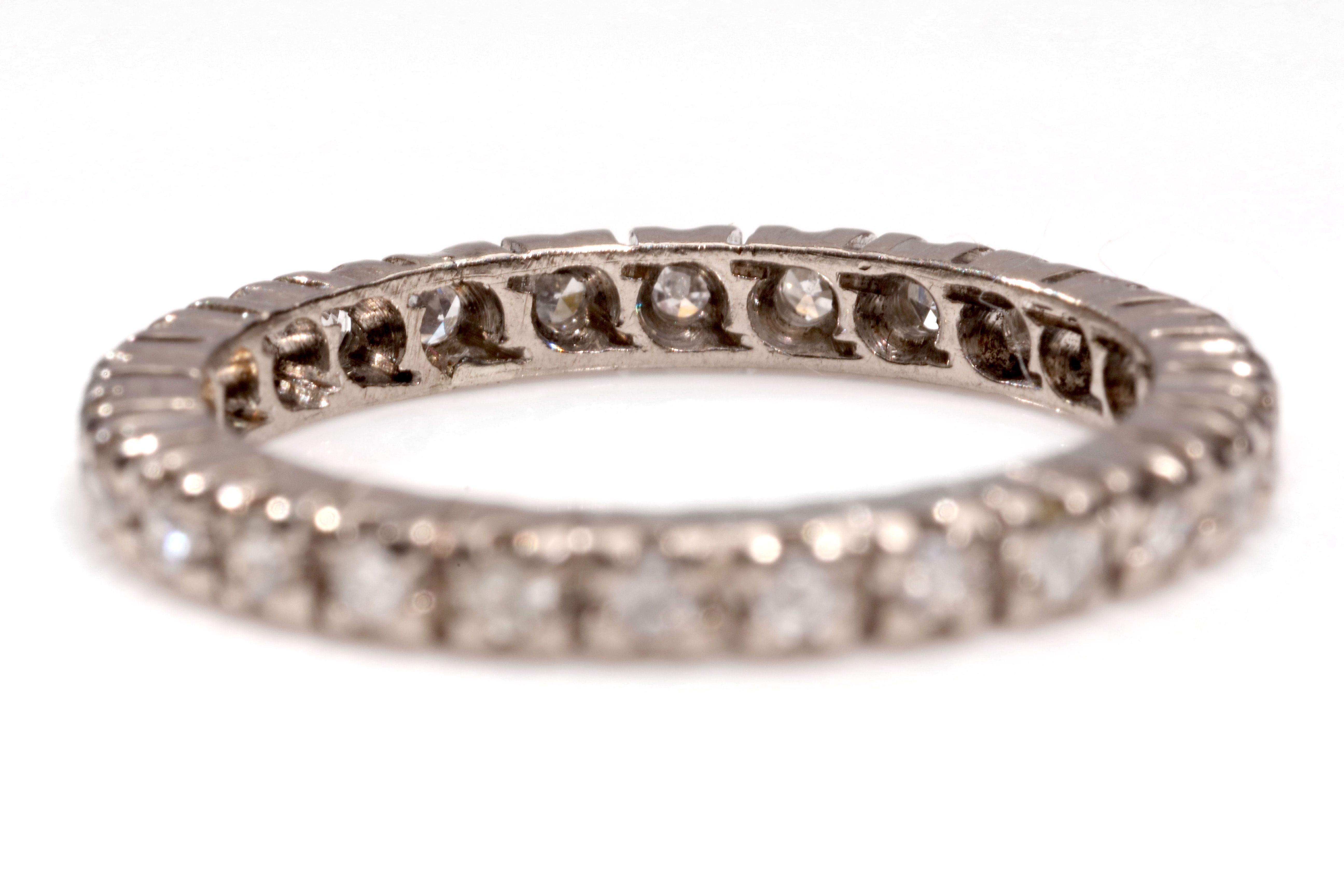 A diamond eternity ring Set throughout with single-cut diamonds, diamonds approx. 0.60ct total, ring - Image 3 of 4