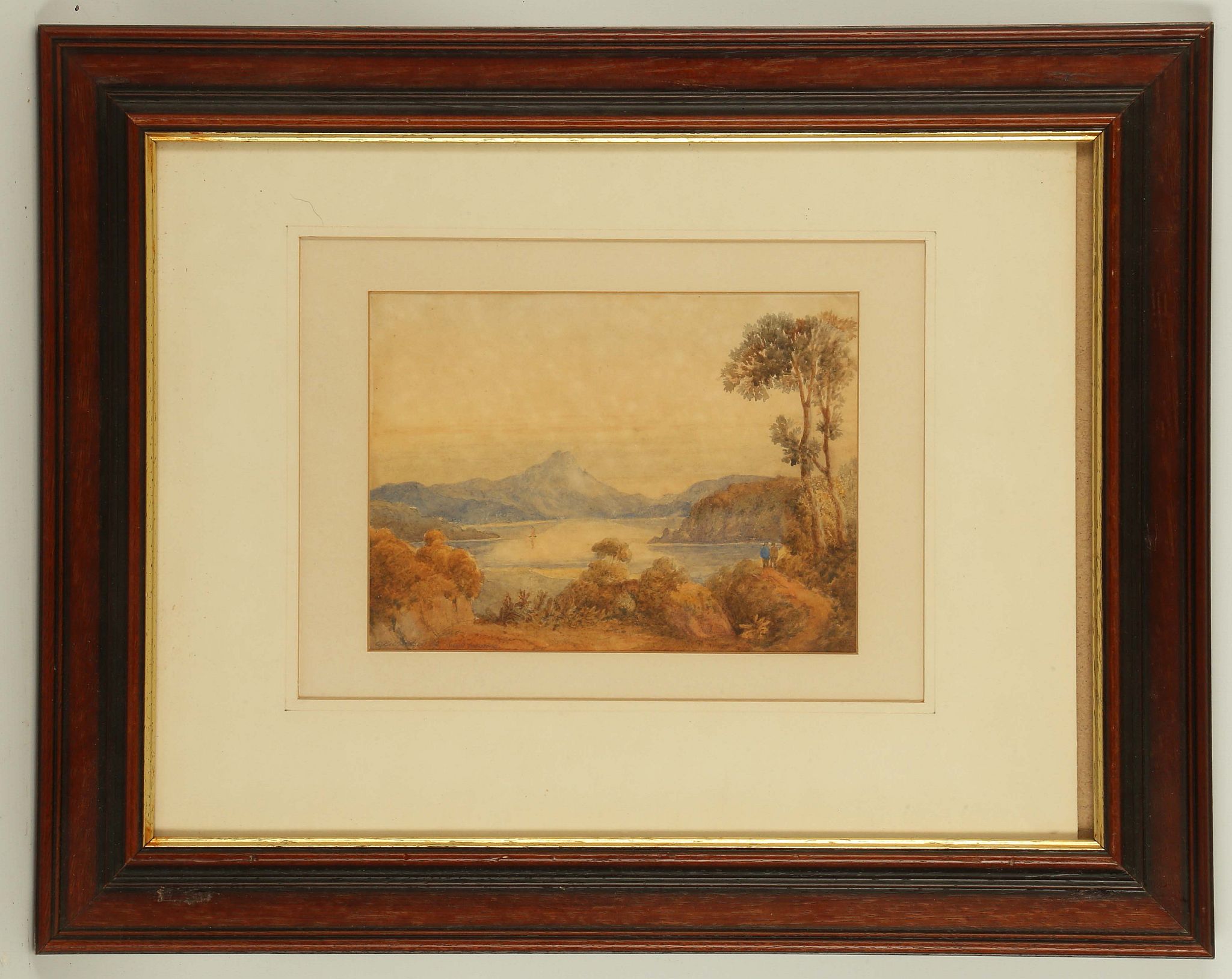 An interesting selection of watercolour works: Caleb Robert Stanley 1790-1868. 'River Landscape' - Bild 4 aus 11
