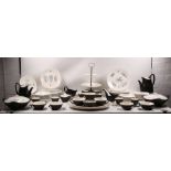 A 1950s MIDWINTER NATURE STUDY DINNER SERVICE, designed by Terrence Conran, to include, teapot,