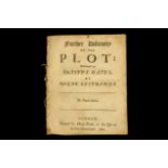 L’ESTRANGE, Roger, Sir. (1616-1704). A Further Discovery of the Plot: Dedicated to Dr. Titus