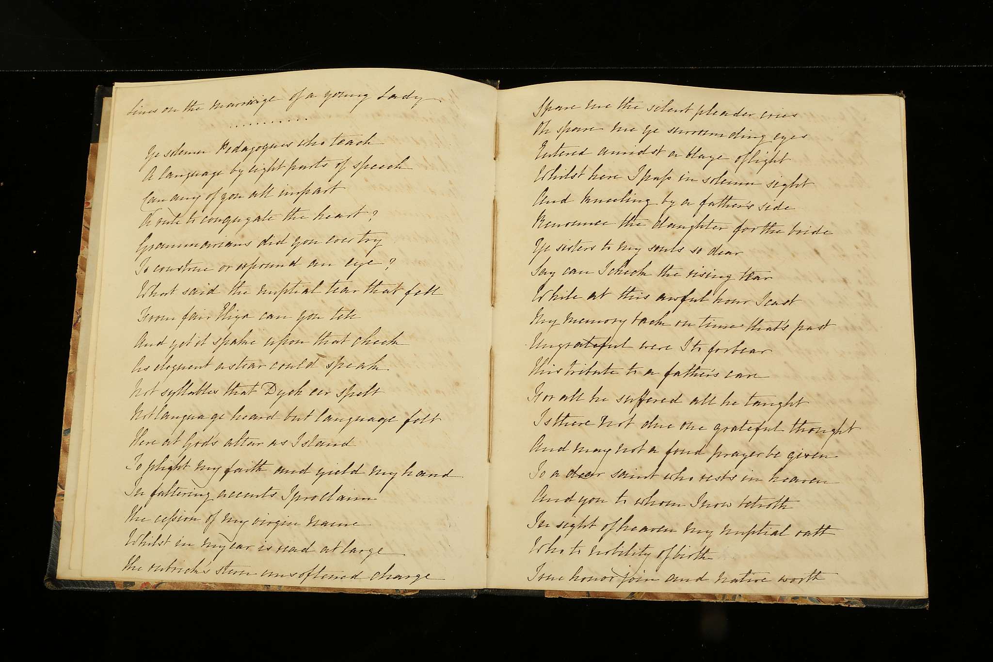 MS LITERATURE - c.1827. 4to. 130pp. approx. Containing poetry copied out from figures including - Image 4 of 4