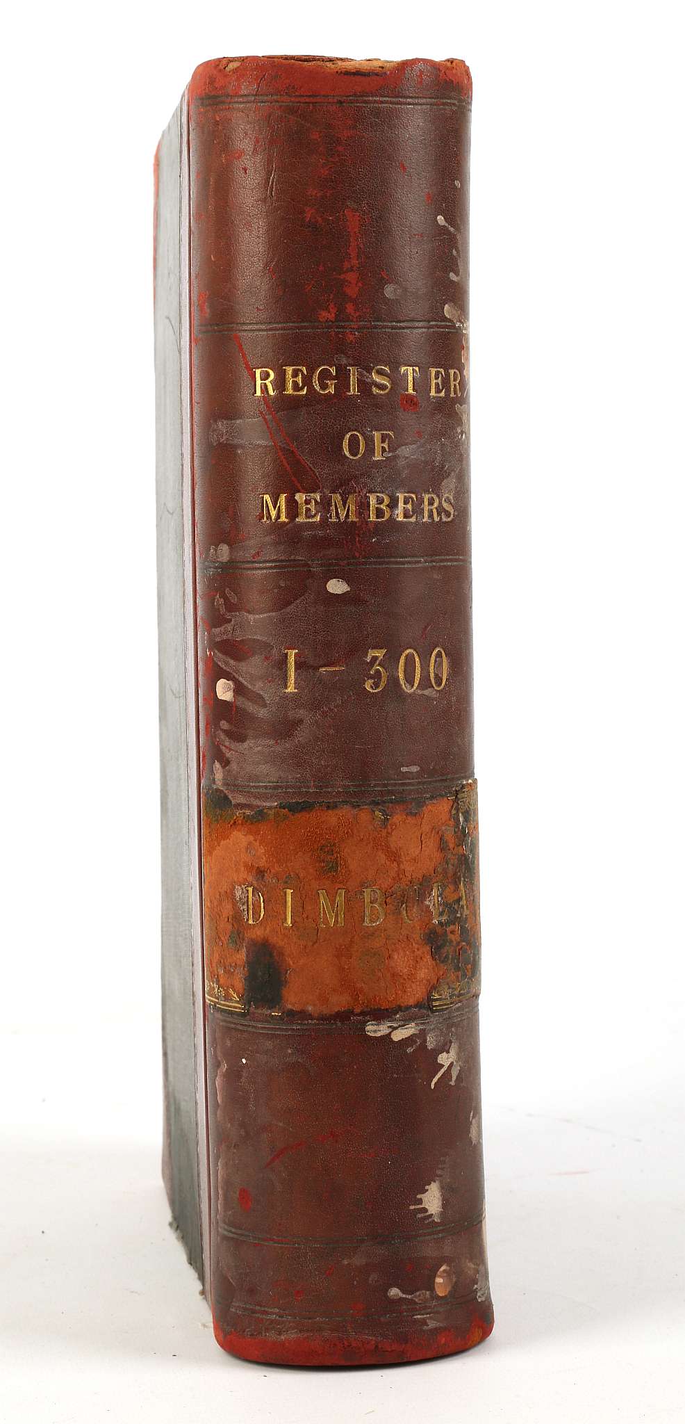 CEYLON TEA - MS. Dimbula Valley (Ceylon) Tea Company Limited. c.1896. Folio. Register of Members and - Image 2 of 5