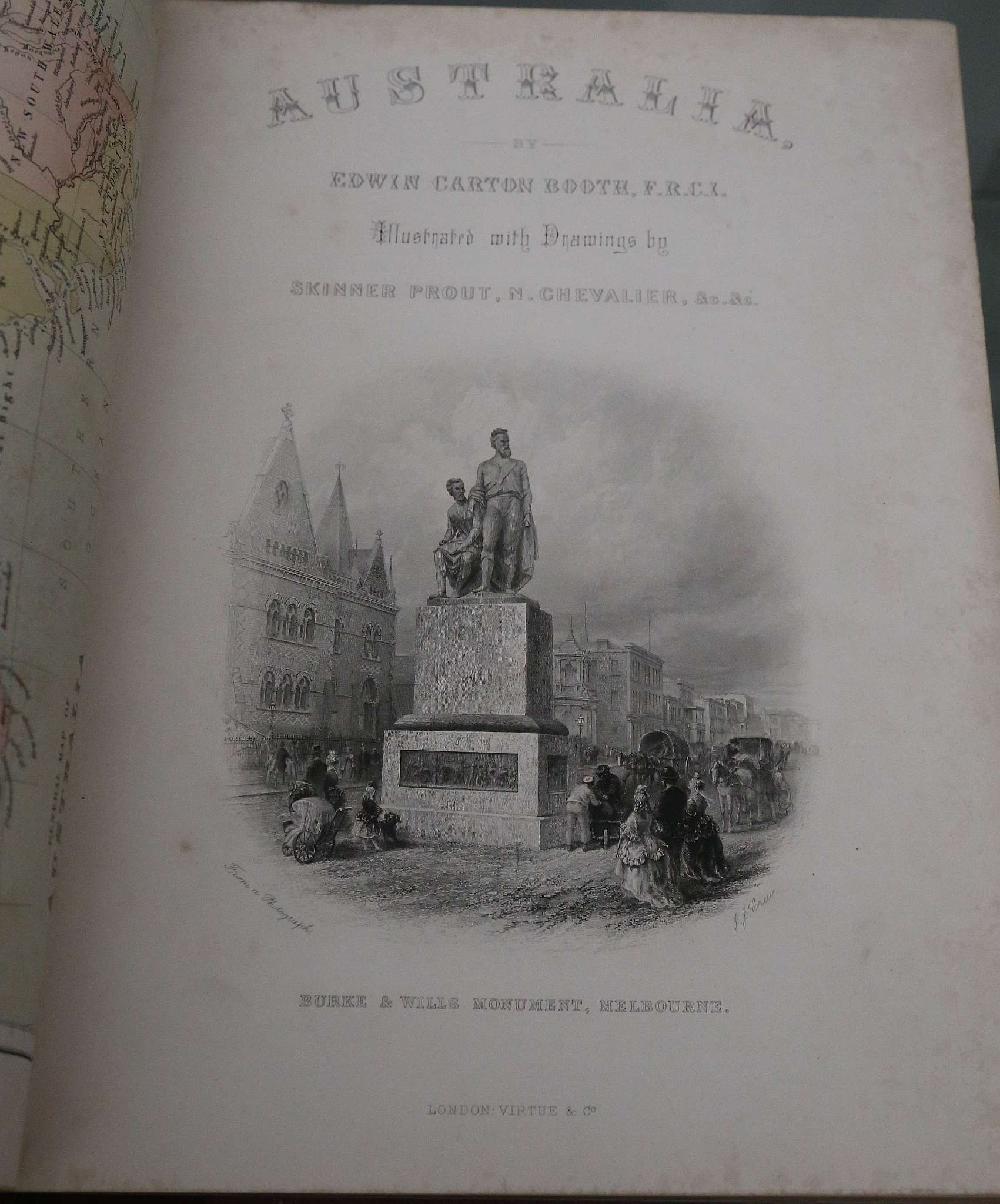 TRAVEL - Edwin Carton Booth's Australia. (London: Virtue and Company, [n.d]). 2 volumes; John M'Leod - Image 3 of 3