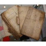 INDENTURES - A collection of mainly early 17th century indentures  (without seals). Provenance: From