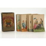 JUVENILE CARDS - Sallis's Comic Play Grammar. London: Sallis, [c. 1840]. 41 hand-coloured engraved