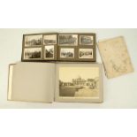 TRAVEL - An album of photographs relating to Rome. 4to. c. Early 20th Century. Red morocco (