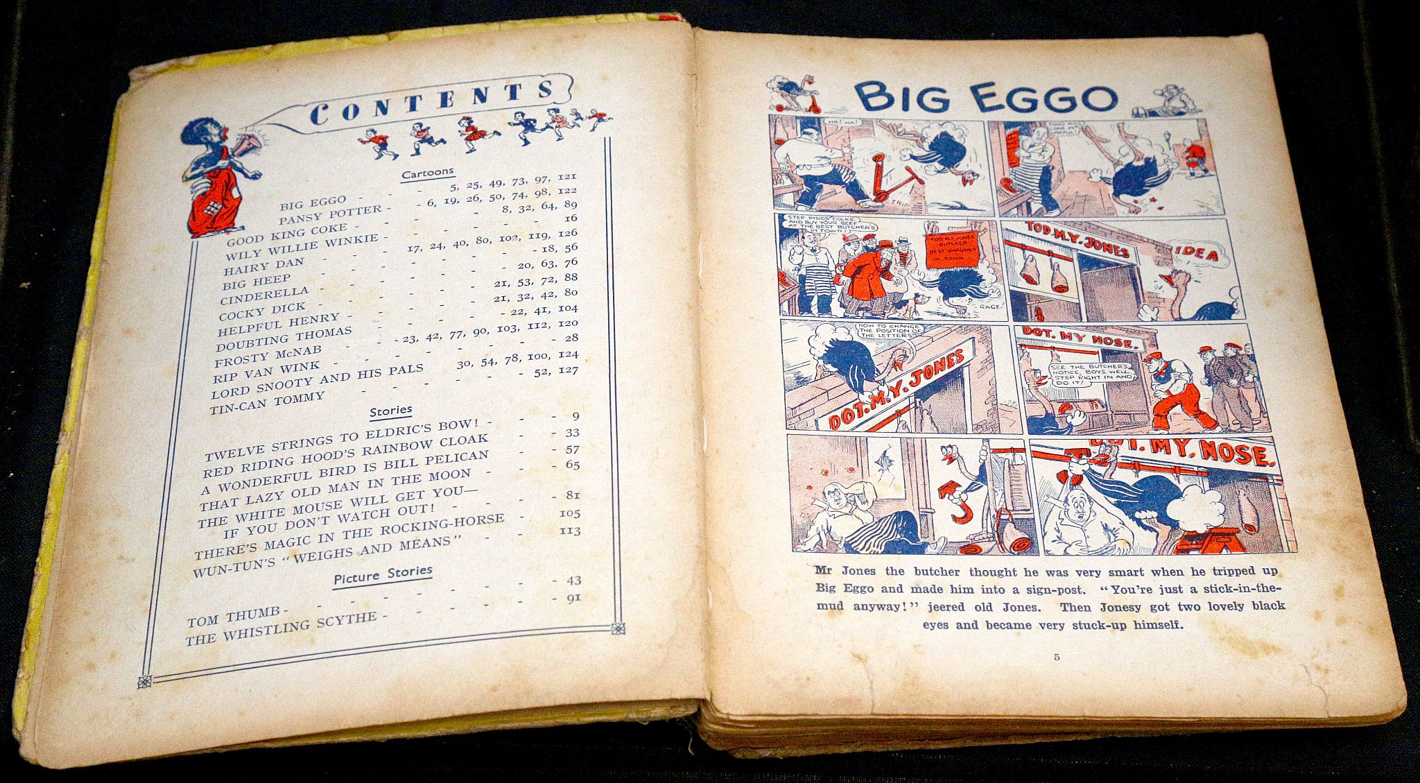 The Beano Book. London: D.C. Thomson & Co. Ltd., [1942]. Folio. (Browning, tearing with some loss at - Image 3 of 5