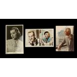 AUTOGRAPHS - A 6'' x 4'' postcard of Fred Astaire and Ginger Rogers, (signed by Astaire and Rogers),