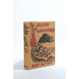 BLYTON, Enid (1897-1968). The Island of Adventure. London: Macmillan and Co. Ltd., 1944. 8vo. (