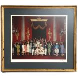 LICHFIELD, Patrick (1939-2005). A colour photograph depicting the Royal Family on the occasion of