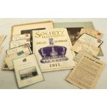 ARCHIVE - 2 strong boxes of letters, photos on board and other miscellaneous pieces. Provenance: