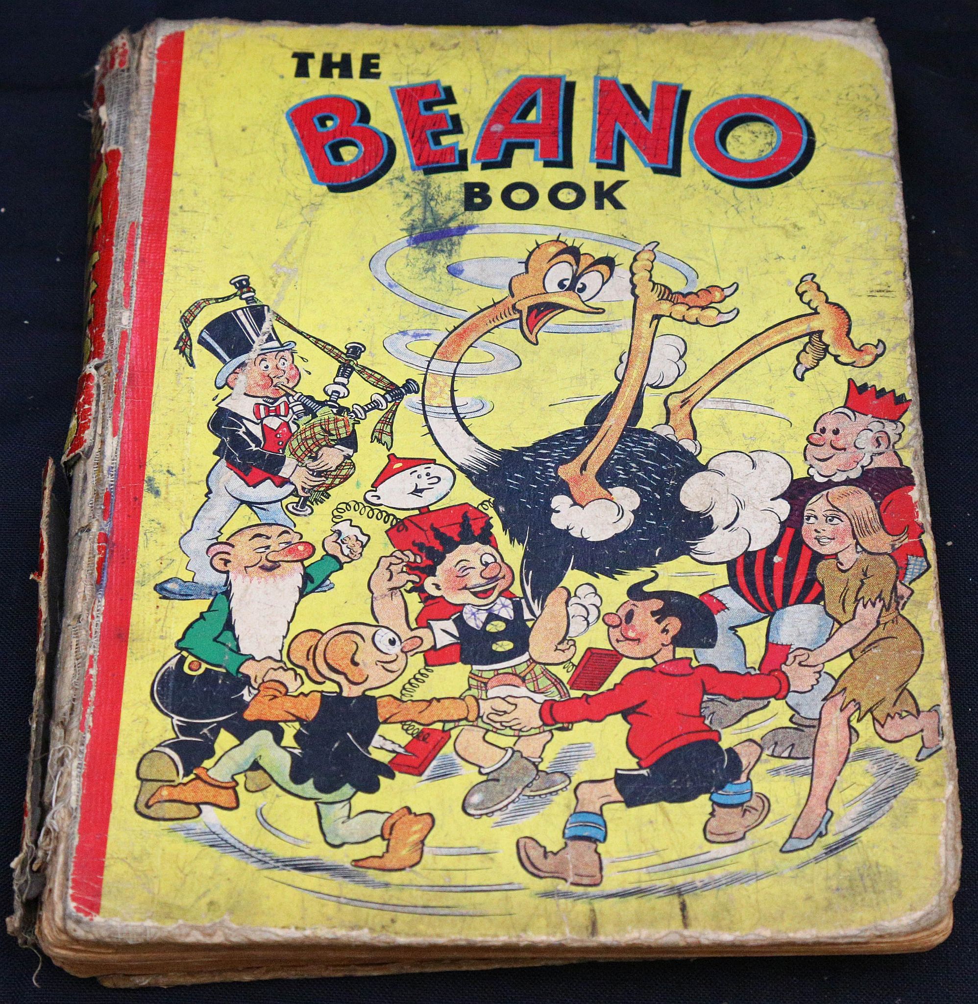 The Beano Book. London: D.C. Thomson & Co. Ltd., [1942]. Folio. (Browning, tearing with some loss at