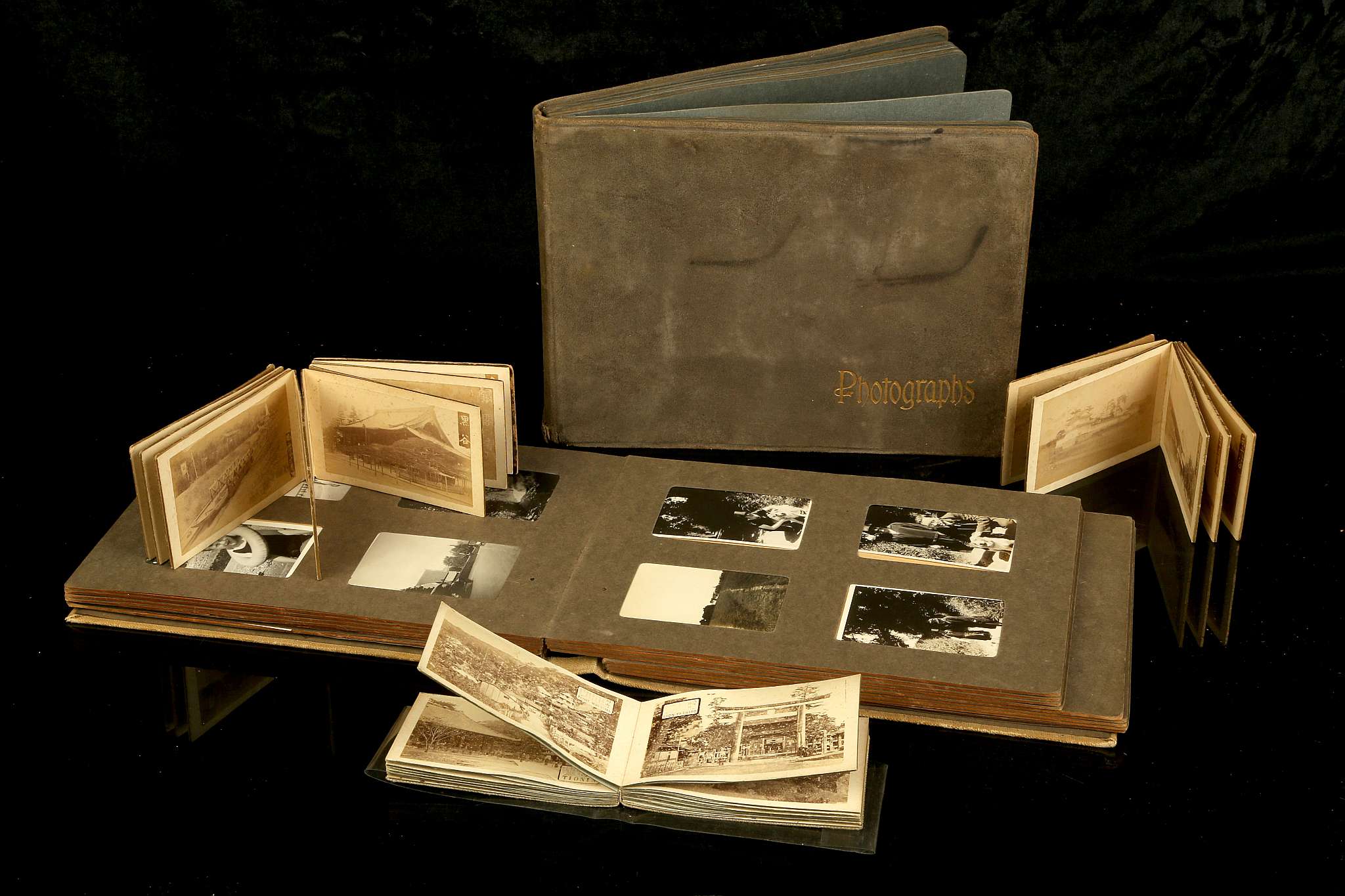 PHOTOGRAPHS - 4 albums. c. 1920-30, including some of naval interest and some relating to Italy