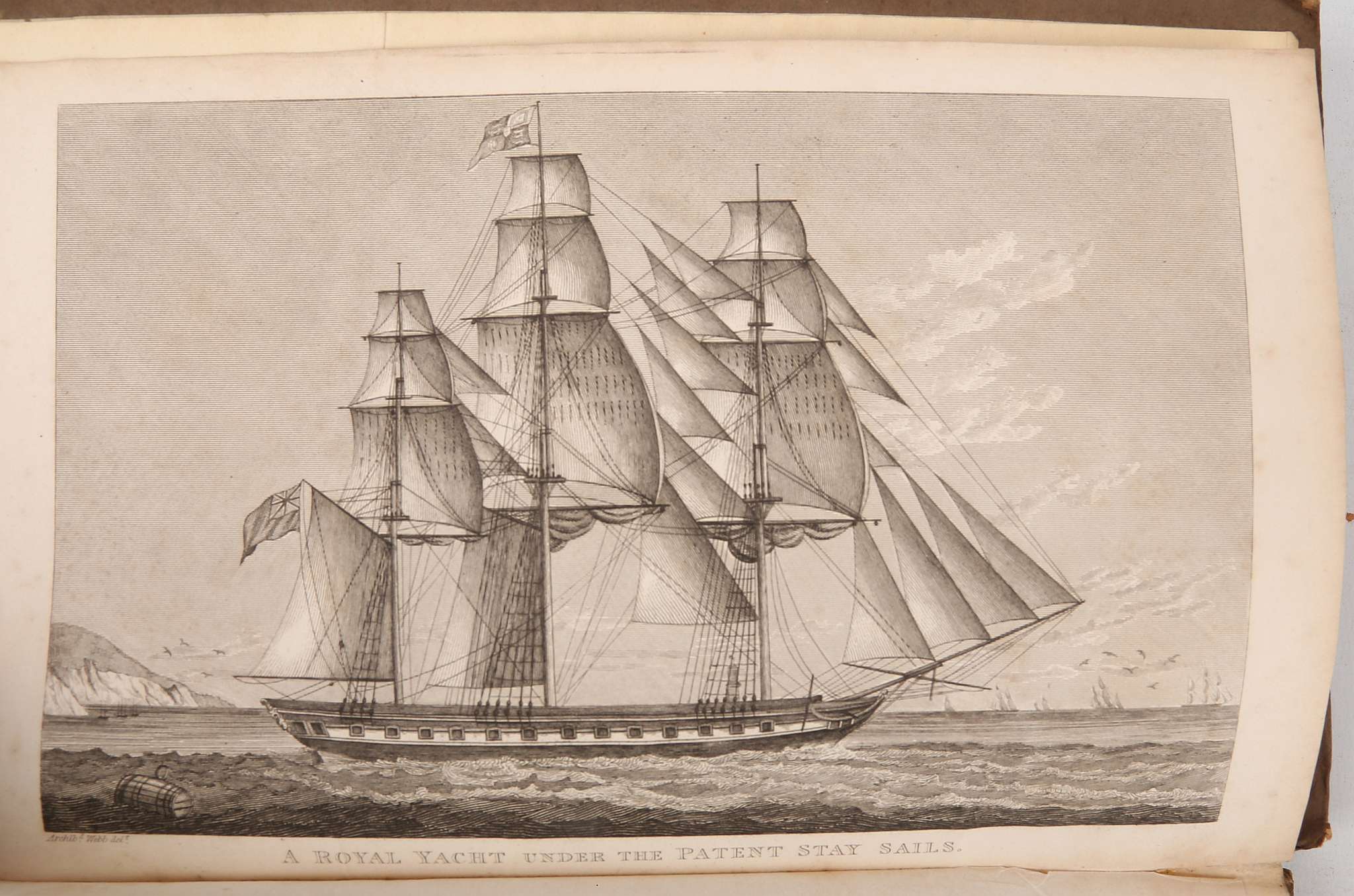 HEATHCOTE, Captain Sir Henry.(1777-1851).  Treatise on Stay-Sails. London: Baldwin Cradock and - Image 3 of 5