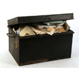 ARCHIVE - A large quantity of letters in a casket/strong box relating to the Harington Family, in