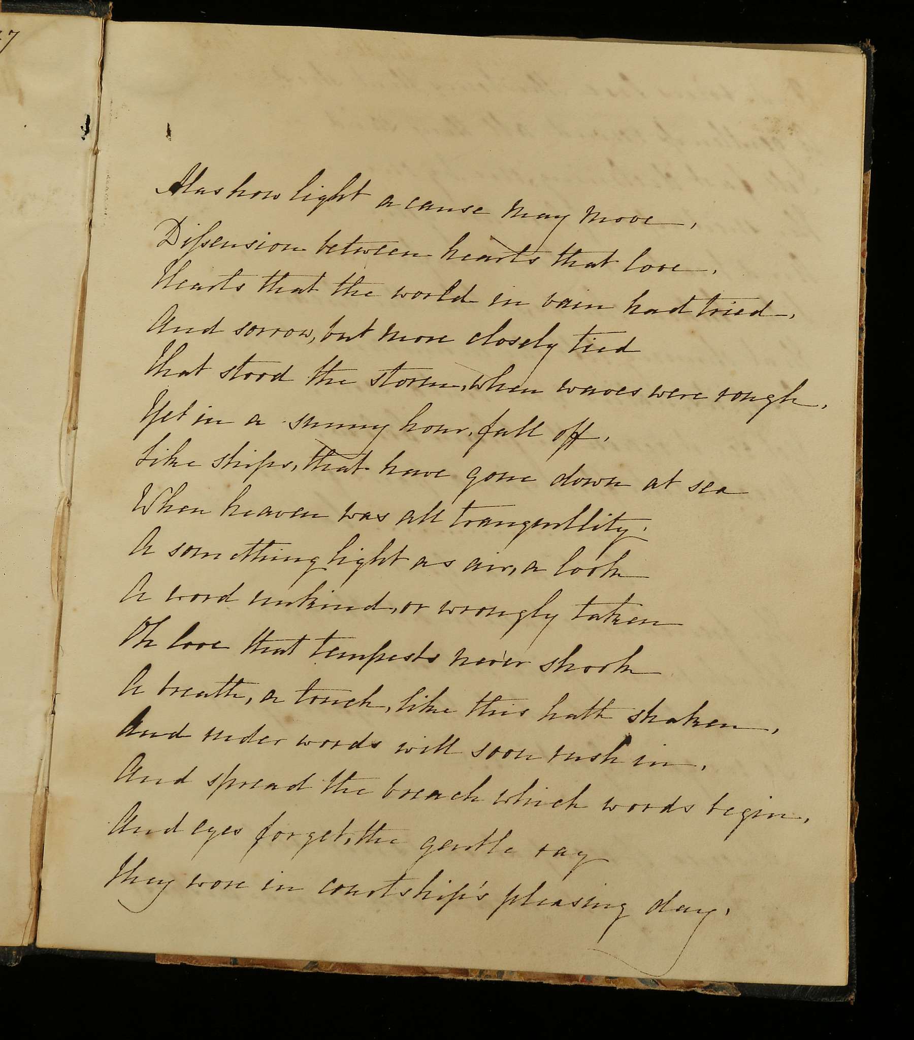MS LITERATURE - c.1827. 4to. 130pp. approx. Containing poetry copied out from figures including - Image 2 of 4