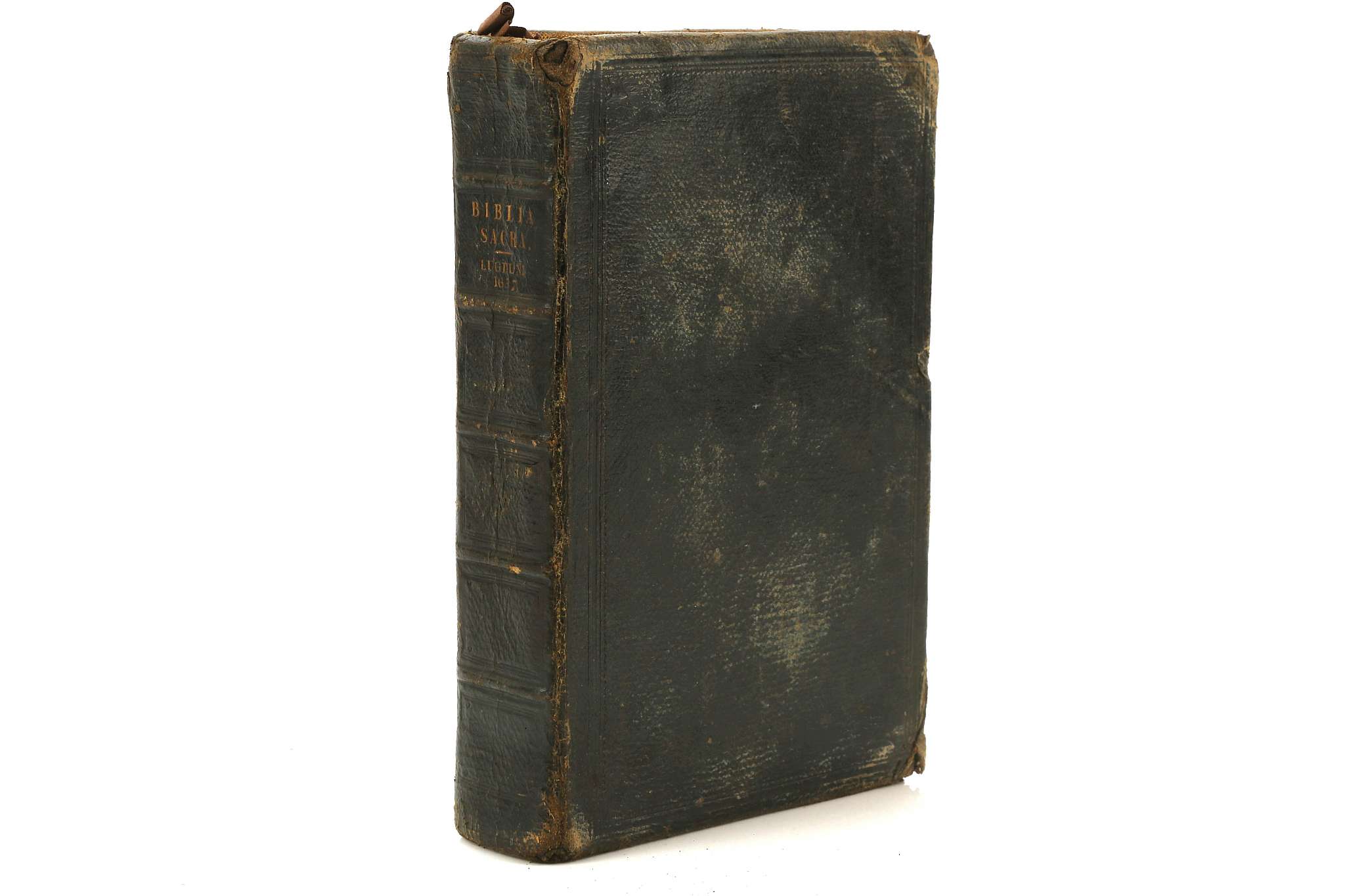 Biblia Sacra Vulgatae Editions. Lugduni: Claudii de Villiers, 1637. 8vo. Engraved title page (
