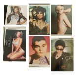 POP SINGERS - A collection of SIGNED photographs including: Beyoncé, Cher, Kylie Minogue, Sinead O'